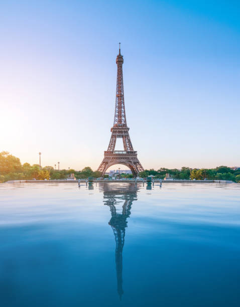 The Paris Eifel Tower stock photo