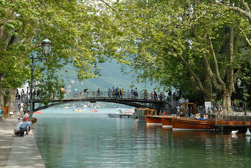 The Pont des Amours in Annecy