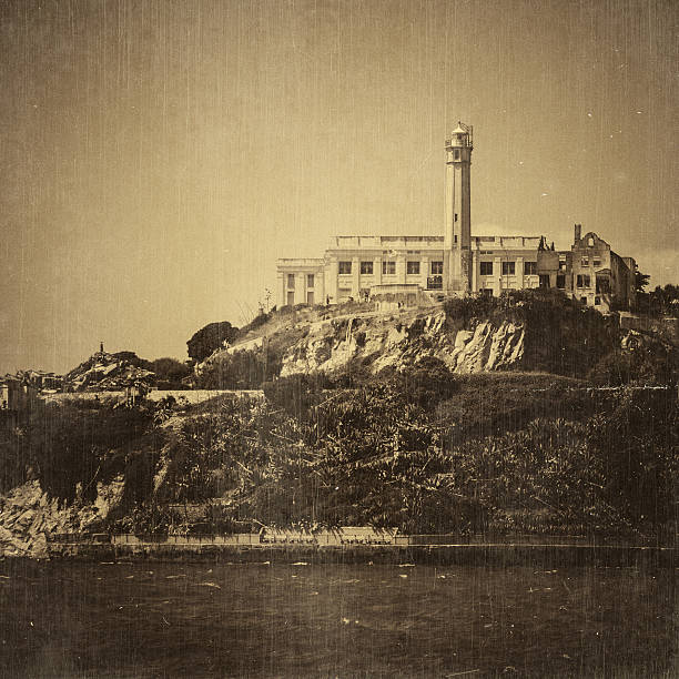 o rock prision de alcatraz - prision imagens e fotografias de stock