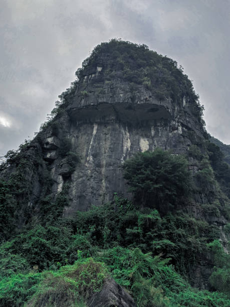 The Rock in the Movie King Kong Passing by the iconic Rock shaped as a gorilla. Same which was used to shoot the movie King Kong king kong monster stock pictures, royalty-free photos & images