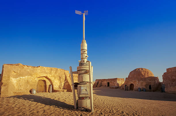 The scenery of the film Star Wars stock photo