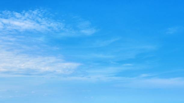 하늘 구름 아름 다운 석양 배경 - 맑은 하늘 뉴스 사진 이미지