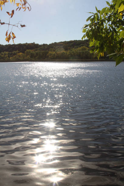 The Sparkling Water Of The St. Croix River stock photo