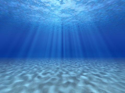 The Suns Rays Underwater Stock Photo - Download Image Now - iStock