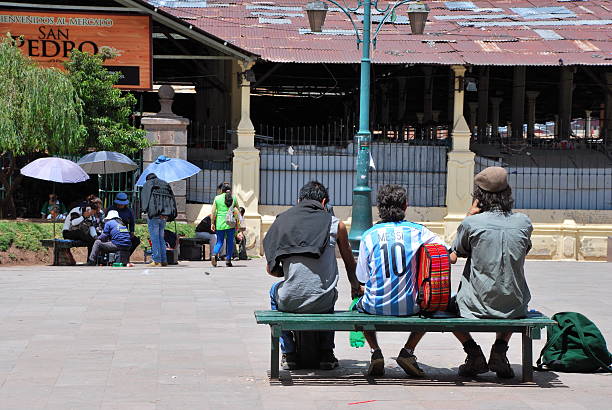 The Three Amigos Cusco, Peru messi stock pictures, royalty-free photos & images