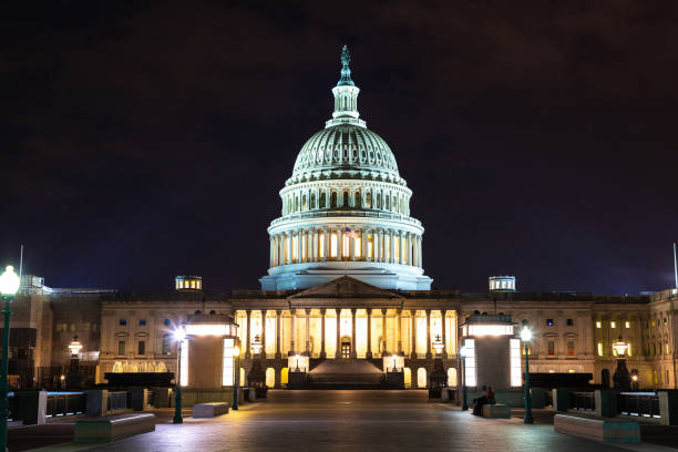 The United States Capitol building stock photo