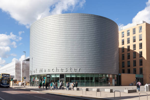 The University of Manchester, University Place, Oxford Road, Manchester. stock photo