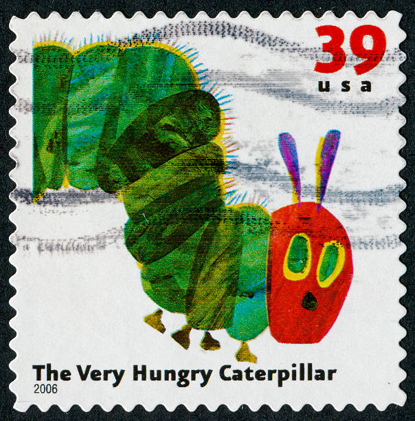 os famintos caterpillar carimbo - lagarta - fotografias e filmes do acervo