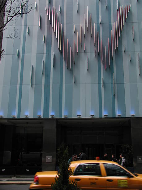The W Hotel in Times Square NYC 2003 stock photo