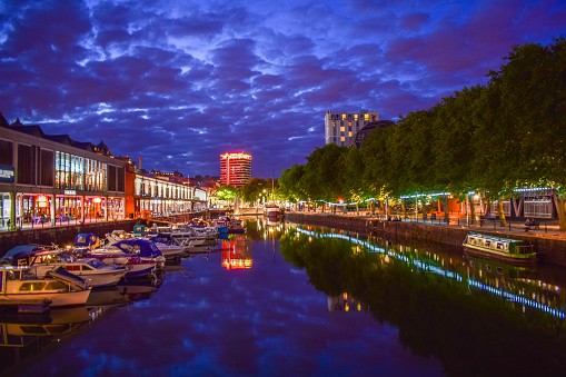 The Waterfront In Bristol Stock Photo - Download Image Now - iStock