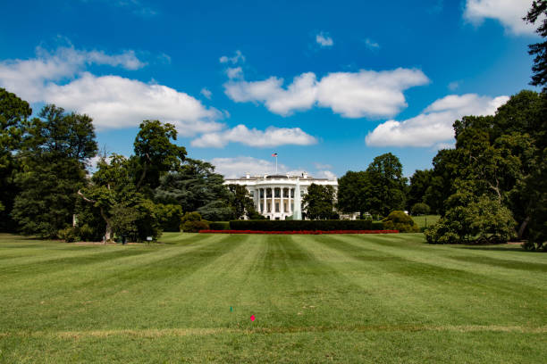 The White House, Washington D.C. stock photo