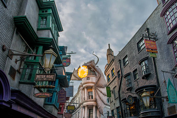 The Wizarding World of Harry Potter - Diagon Alley stock photo