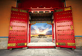 The world famous historical and cultural monument,Beijing Forbidden City,Chinese cultural symbols