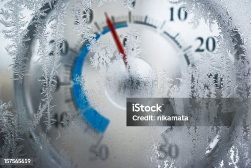 istock thermometer behind the frozen window 157565659