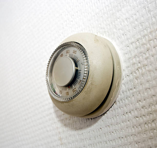 Thermostat stock photo