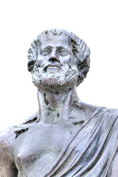 Thessaloniki. Aristotle Sculpture stock photo