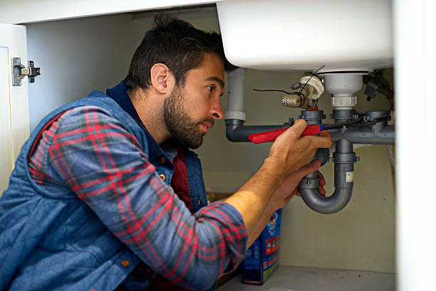 I think I see your problem Shot of a plumber fixing a pipe sink stock pictures, royalty-free photos & images