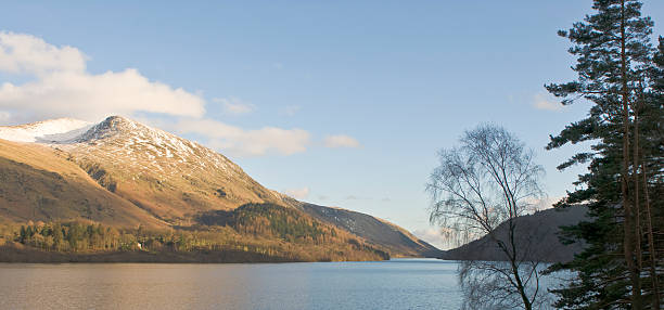 Thirlmere and Hellvellyn stock photo