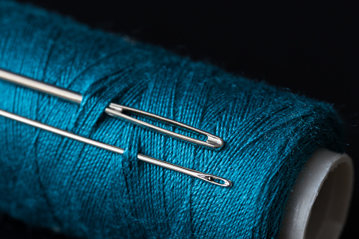 Threads And Needles Stock Photo - Download Image Now - iStock