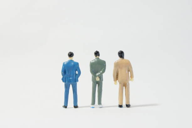 Three businessmen Three businessmen figurine stock pictures, royalty-free photos & images