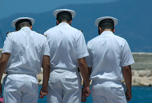 Three Sailors stock photo