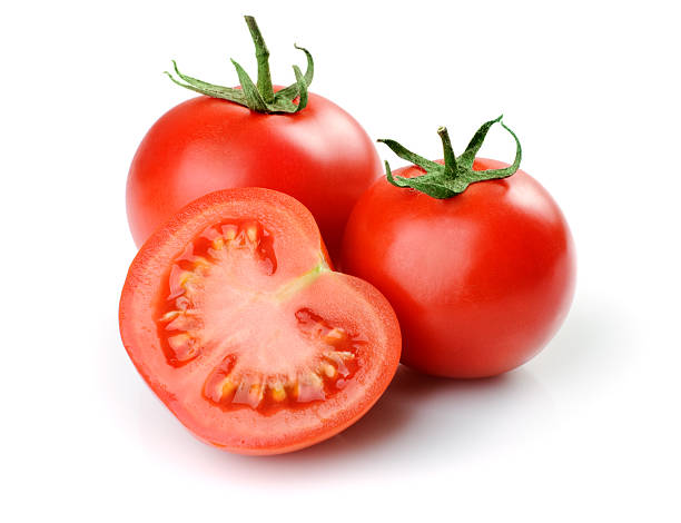 drei tomaten - tomate stock-fotos und bilder