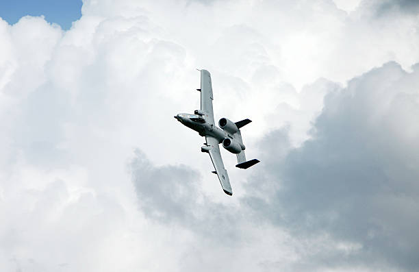 A-10 Thunderbolt Military Plane stock photo