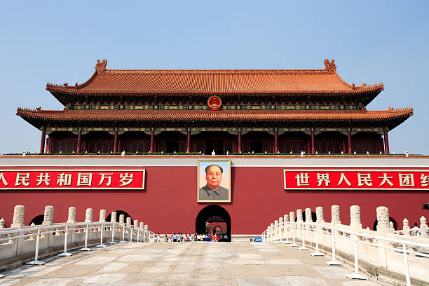 Tiananmen, Gate of Heavenly Peace, Beijing stock photo