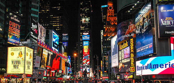Times Square stock photo