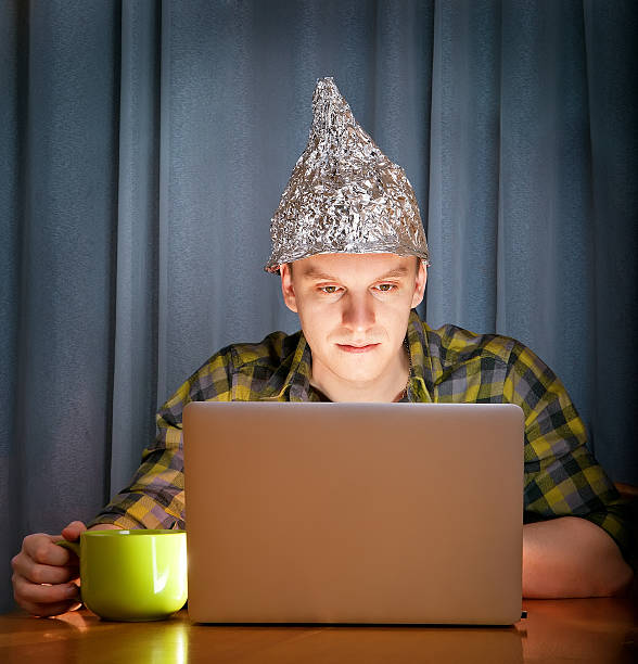 tinfoil-hat-against-mass-media-picture-id491246605