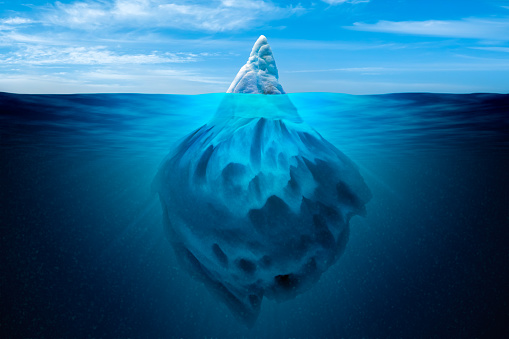 Tip Of The Iceberg Stock Photo - Download Image Now - iStock