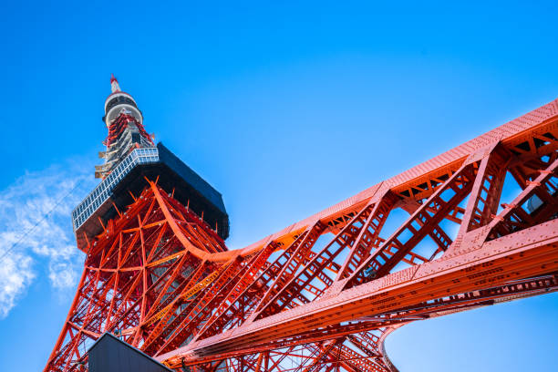 東京タワー  - 東京タワー ストックフォトと画像