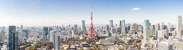 Tokyo Tower, Tokyo Japan stock photo