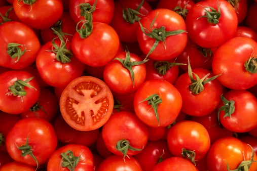 full image with tomatos fresh and healty food