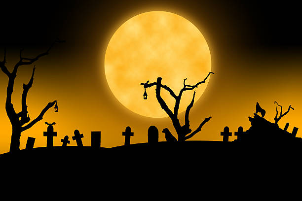 Cartoon Graveyard Stock Photos, Pictures & Royalty-Free Images - iStock