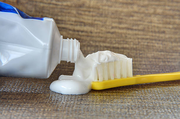 Too Much Toothpaste stock photo