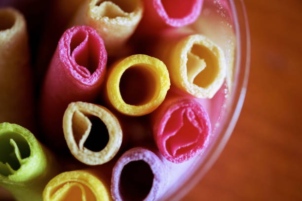 Tootsie Dessert colorful,snack colorfull stock photo