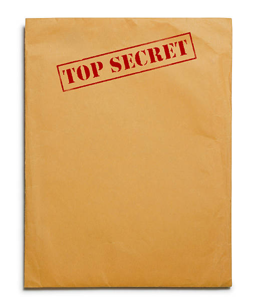 Top Secret An kraft envelope with a "Top Secret" stamp. top secret stock pictures, royalty-free photos & images
