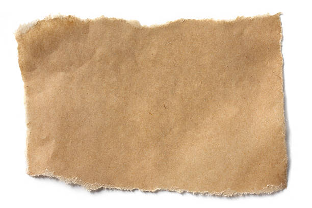 Torn Brown Paper stock photo