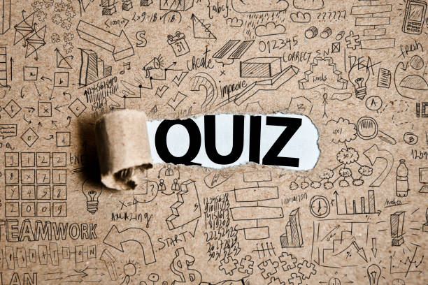 QUIZ / Torn Paper Concept (Click for more) QUIZ / Torn Paper Concept (Click for more) online quizzes stock pictures, royalty-free photos & images