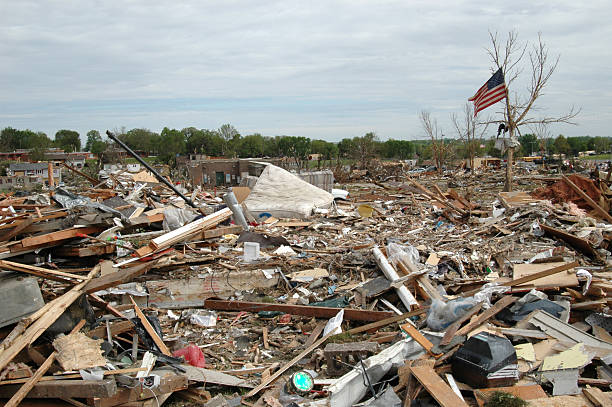 Tornado Landscape stock photo