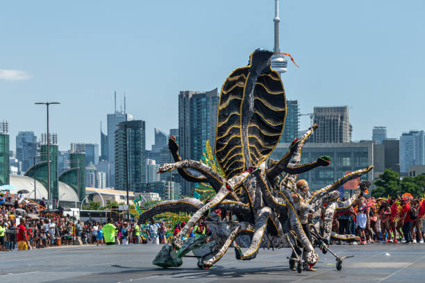多倫多加勒比狂歡節或加拿大加勒比 - medusa festival 個照片及圖片檔