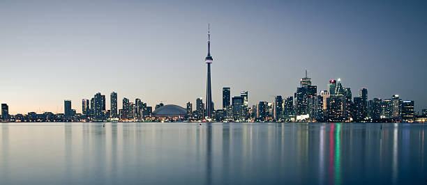 View of Toronto Cityscape from Central Island