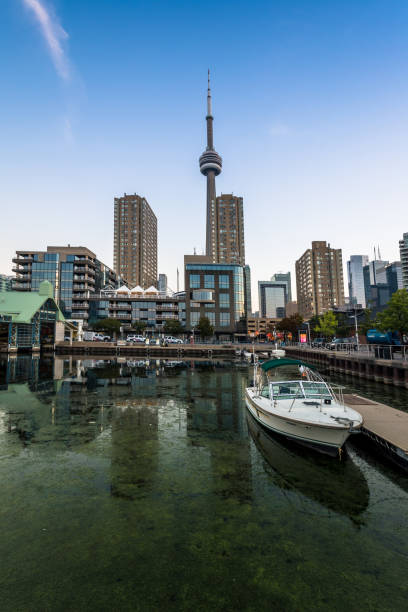 Toronto Harbor stock photo