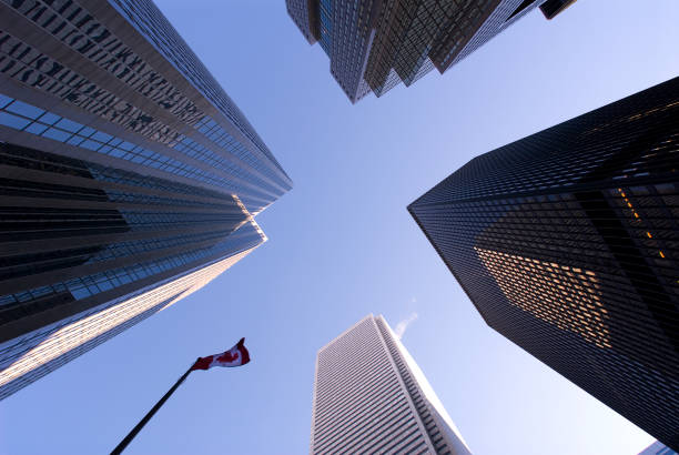 Toronto skyscrapers stock photo