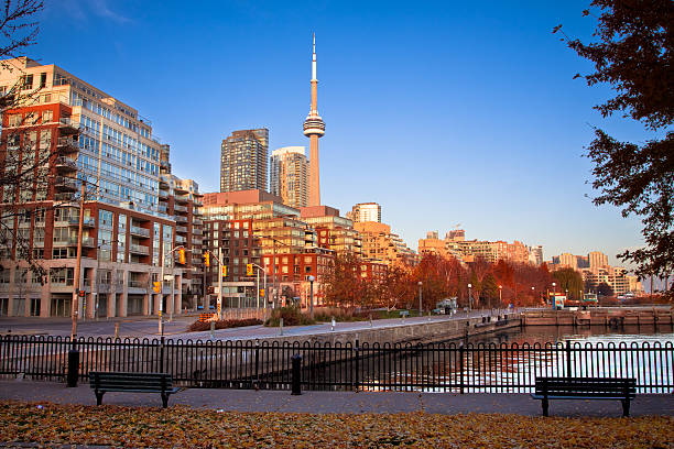 Toronto Waterfront Yacht Club stock photo