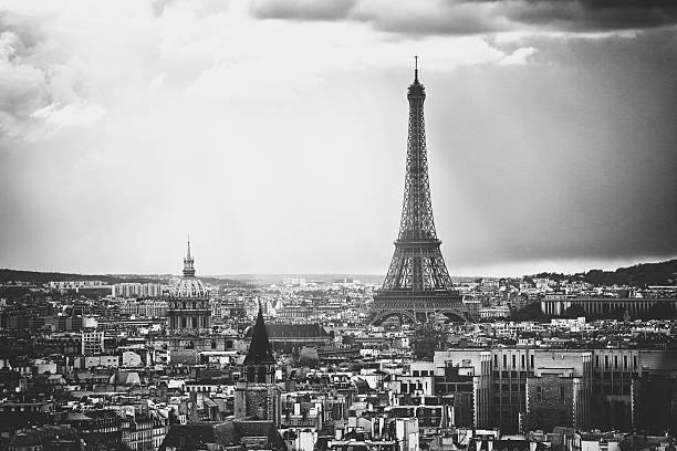 Tour Eiffel in Paris The Eiffel Tower was built for the World Exhibition in 1889, held in celebration of the French Revolution in 1789, Paris, France.  eiffel tower paris photos stock pictures, royalty-free photos & images