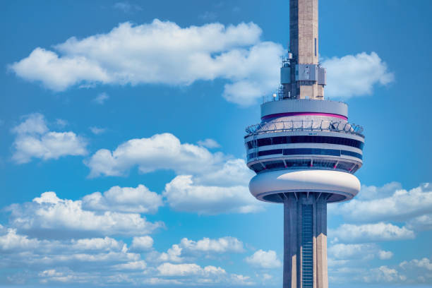 CN Tower in Toronto Canada stock photo