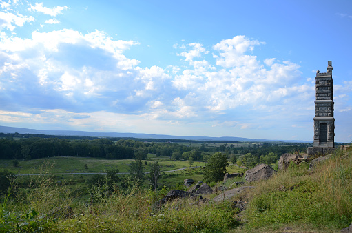 View from Little Round Top in Gettysburg, Pa. | Places to 