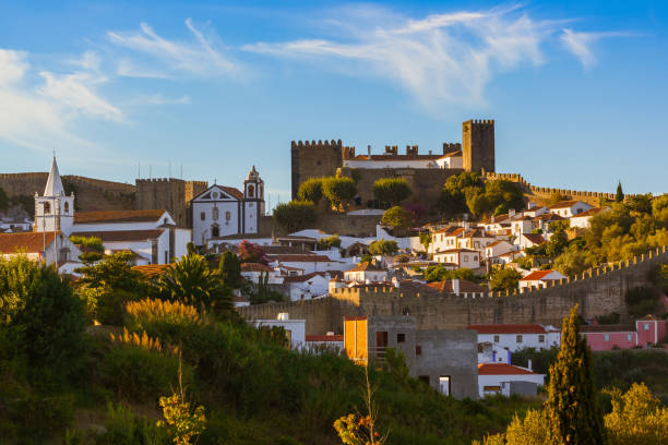 Town Obidos - Portugal stock photo